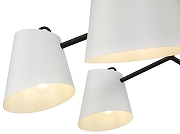 Люстра Freya Nordic FR5127PL-06B цвет плафона/подвески Белый, цвет арматуры Черный-2