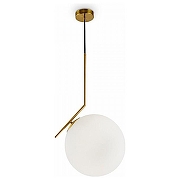 Подвесной светильник Freya Sara FR5130PL-01BS цвет плафона/подвески Белый, цвет арматуры Латунь-1