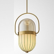 Подвесной светильник Imperiumloft Tend TEND01 цвет плафона/подвески Белый, Прозрачный, цвет арматуры Золото
