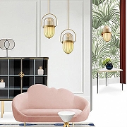 Подвесной светильник Imperiumloft Tend TEND01 цвет плафона/подвески Белый, Прозрачный, цвет арматуры Золото-2
