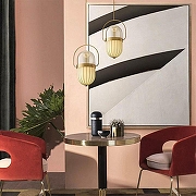 Подвесной светильник Imperiumloft Tend TEND01 цвет плафона/подвески Белый, Прозрачный, цвет арматуры Золото-3