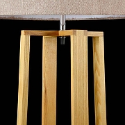 Торшер Freya Nubi FR5134-FL-01-BG цвет плафона/подвески Бежевый, цвет арматуры Коричневый-5