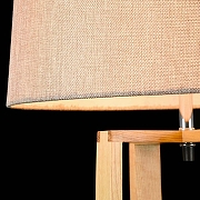 Торшер Freya Nubi FR5134-FL-01-BG цвет плафона/подвески Бежевый, цвет арматуры Коричневый-6