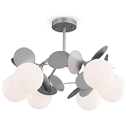 Люстра на штанге Freya Satellite FR5165PL-06S цвет серебро