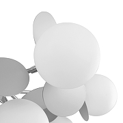 Люстра на штанге Freya Satellite FR5165PL-10S цвет серебро-1