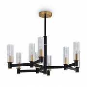 Люстра на штанге Freya Ambra FR5167PL-09B цвет плафона/подвески Прозрачный, цвет арматуры Черный-2
