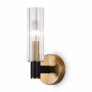 Бра Freya Ambra FR5167WL-01B цвет плафона/подвески Прозрачный, цвет арматуры Черный-1