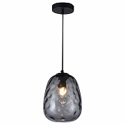 Подвесной светильник TopLight Lillian TL1218H-01BL цвет плафона/подвески Дымчатый, цвет арматуры Черный-1