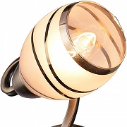 Бра TopLight Polly TL3720B-01AB цвет плафона/подвески Белый, цвет арматуры Бронза-1