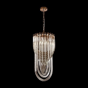 Подвесной светильник Freya Onda FR5182PL-03FG цвет плафона/подвески Прозрачный, цвет арматуры Золото-2