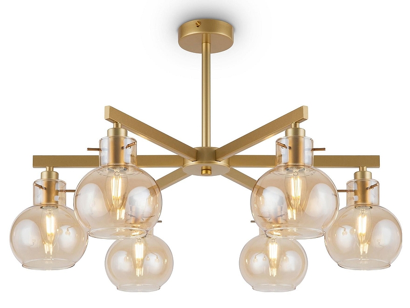 Люстра на штанге Freya Circle FR5183PL-06G 