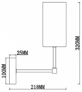 Бра Freya Agnes FR5184WL-01BS цвет плафона/подвески Белый, цвет арматуры Латунь-2