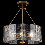 Подвесной светильник Freya Fresco FR5190PL-06BS цвет плафона/подвески Прозрачный, цвет арматуры Латунь-3