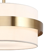 Светильник на штанге Freya Bride FR5367CL-03BS цвет плафона/подвески Белый, цвет арматуры Латунь-5