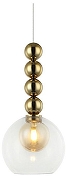 Подвесной светильник Freya Focus FR5220PL-01G6 цвет плафона/подвески Прозрачный, цвет арматуры Золото