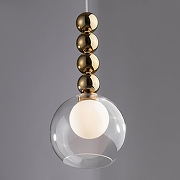 Подвесной светильник Freya Focus FR5220PL-01G6 цвет плафона/подвески Прозрачный, цвет арматуры Золото-2