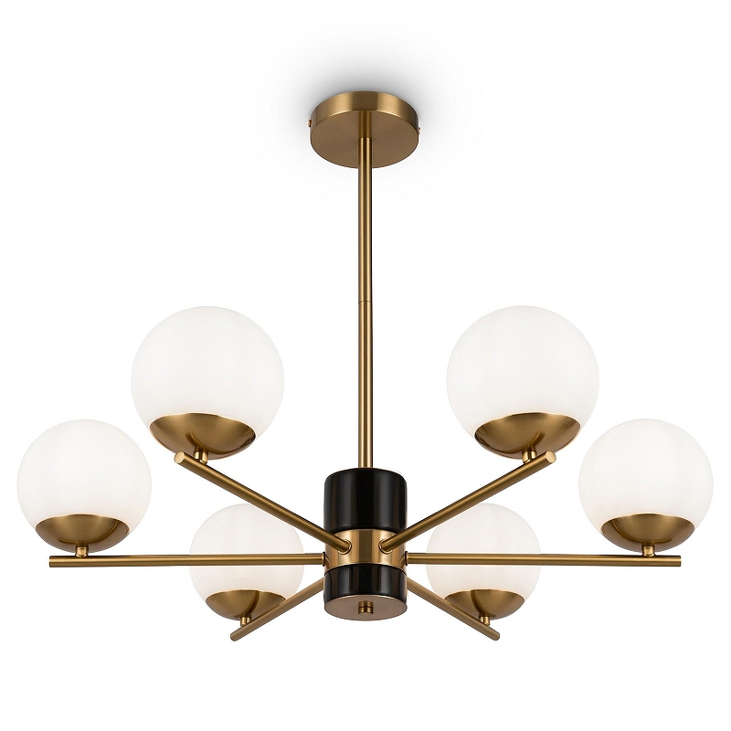 Люстра на штанге Freya Marble FR5230PL-06BS 