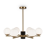 Люстра на штанге Freya Marble FR5230PL-06BS цвет латунь-1