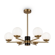 Люстра на штанге Freya Marble FR5230PL-06BS цвет латунь-2