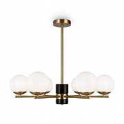 Люстра на штанге Freya Marble FR5230PL-06BS цвет плафона/подвески Белый, цвет арматуры Латунь-3