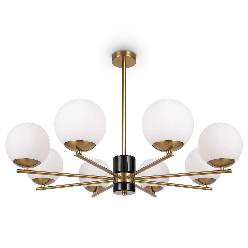 Люстра на штанге Freya Marble FR5230PL-08BS 