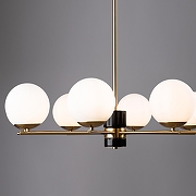 Люстра на штанге Freya Marble FR5230PL-08BS цвет латунь-1