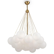 Люстра на штанге Freya Fiesta FR5231PL-06BS цвет латунь