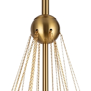 Люстра на штанге Freya Fiesta FR5231PL-06BS цвет плафона/подвески Белый, цвет арматуры Латунь-6