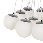 Люстра Freya Fiesta FR5231PL-13CH цвет плафона/подвески Белый, цвет арматуры Хром-2