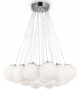 Люстра Freya Fiesta FR5231PL-19CH цвет плафона/подвески Белый, цвет арматуры Хром