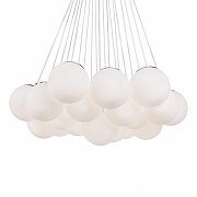 Люстра Freya Fiesta FR5231PL-19CH цвет плафона/подвески Белый, цвет арматуры Хром-1