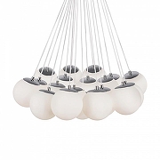 Люстра Freya Fiesta FR5231PL-19CH цвет плафона/подвески Белый, цвет арматуры Хром-3