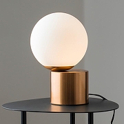 Настольная лампа Freya Barrel FR5286TL-01BS цвет плафона/подвески Белый, цвет арматуры Латунь-3