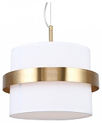 Подвесной светильник Freya Bride FR5367PL-01BS цвет плафона/подвески Белый, цвет арматуры Латунь