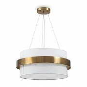 Подвесной светильник Freya Bride FR5367PL-03BS цвет плафона/подвески Белый, цвет арматуры Латунь-1
