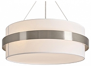 Подвесной светильник Freya Bride FR5367PL-06N цвет плафона/подвески Белый, Никель, цвет арматуры Никель