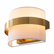 Накладной светильник Freya Bride FR5367WL-02BS цвет плафона/подвески Белый, цвет арматуры Латунь-1