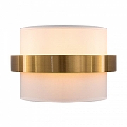 Накладной светильник Freya Bride FR5367WL-02BS цвет плафона/подвески Белый, цвет арматуры Латунь-2