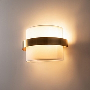 Накладной светильник Freya Bride FR5367WL-02BS цвет плафона/подвески Белый, цвет арматуры Латунь-4