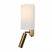 Бра с подсветкой Freya Bride FR5367WL-L40BS цвет плафона/подвески Белый, цвет арматуры Латунь-2