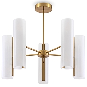 Люстра на штанге Freya Fiore FR5368CL-10BS цвет латунь