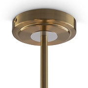 Люстра на штанге Freya Pietra FR5371CL-05BS цвет плафона/подвески Белый, цвет арматуры Латунь-7