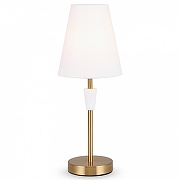 Настольная лампа Freya Pietra FR5371TL-01BS цвет плафона/подвески Белый, цвет арматуры Латунь