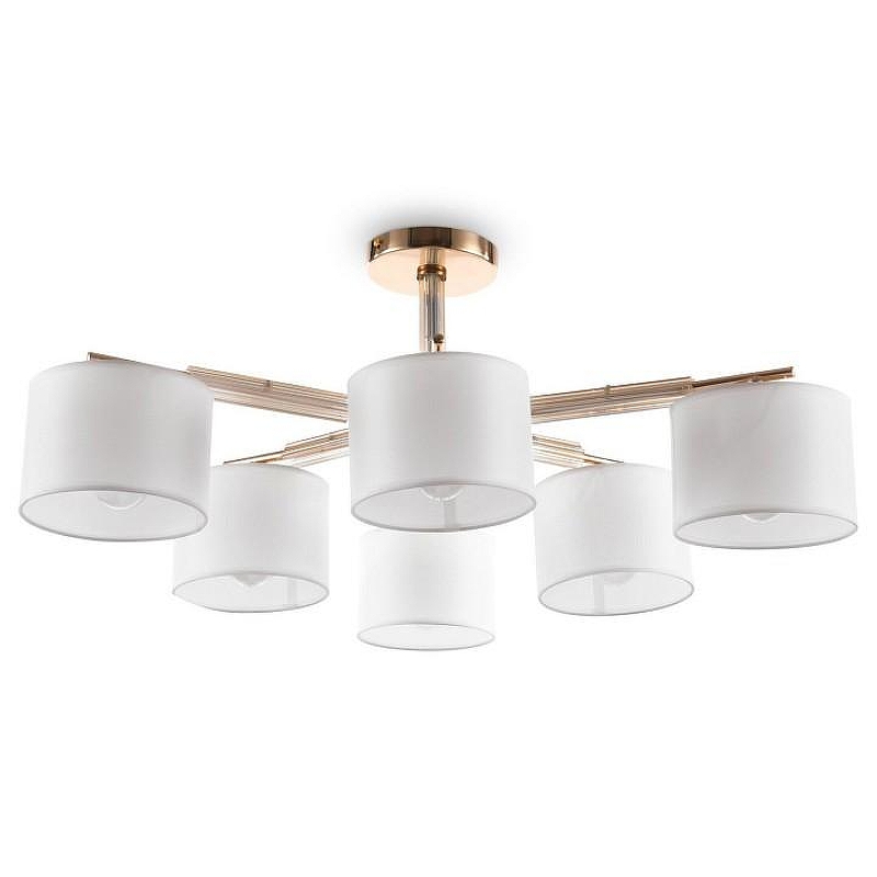 Люстра на штанге Freya Pipe FR5386CL-06G 