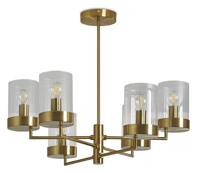 Люстра на штанге Freya Clip FR5426PL-06BS 