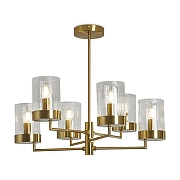 Люстра на штанге Freya Clip FR5426PL-06BS цвет латунь-1