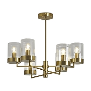 Люстра на штанге Freya Clip FR5426PL-06BS цвет латунь-2