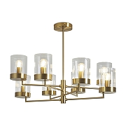 Люстра на штанге Freya Clip FR5426PL-08BS цвет латунь-1