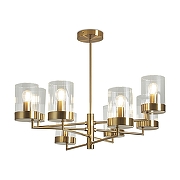 Люстра на штанге Freya Clip FR5426PL-08BS цвет латунь-2