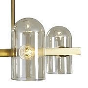 Светильник на штанге Freya Firefly FR5427PL-04BS цвет плафона/подвески Оранжевый, цвет арматуры Латунь-4